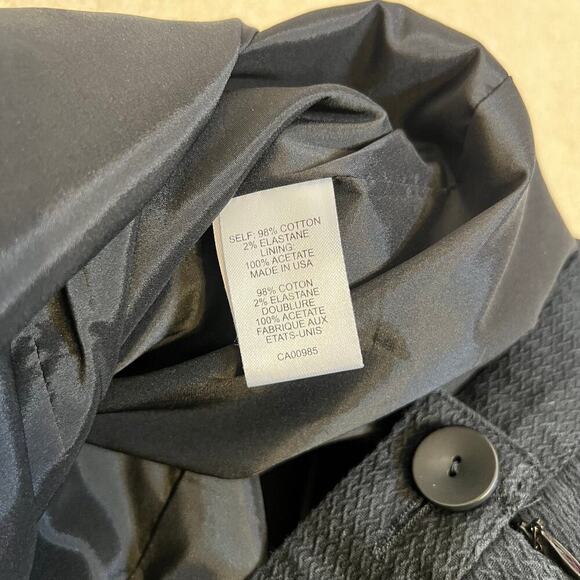 Nanette Lepore Black Skirt Ruffle Hem Size 8 Textured Twee Corpcore - Picture 7 of 7